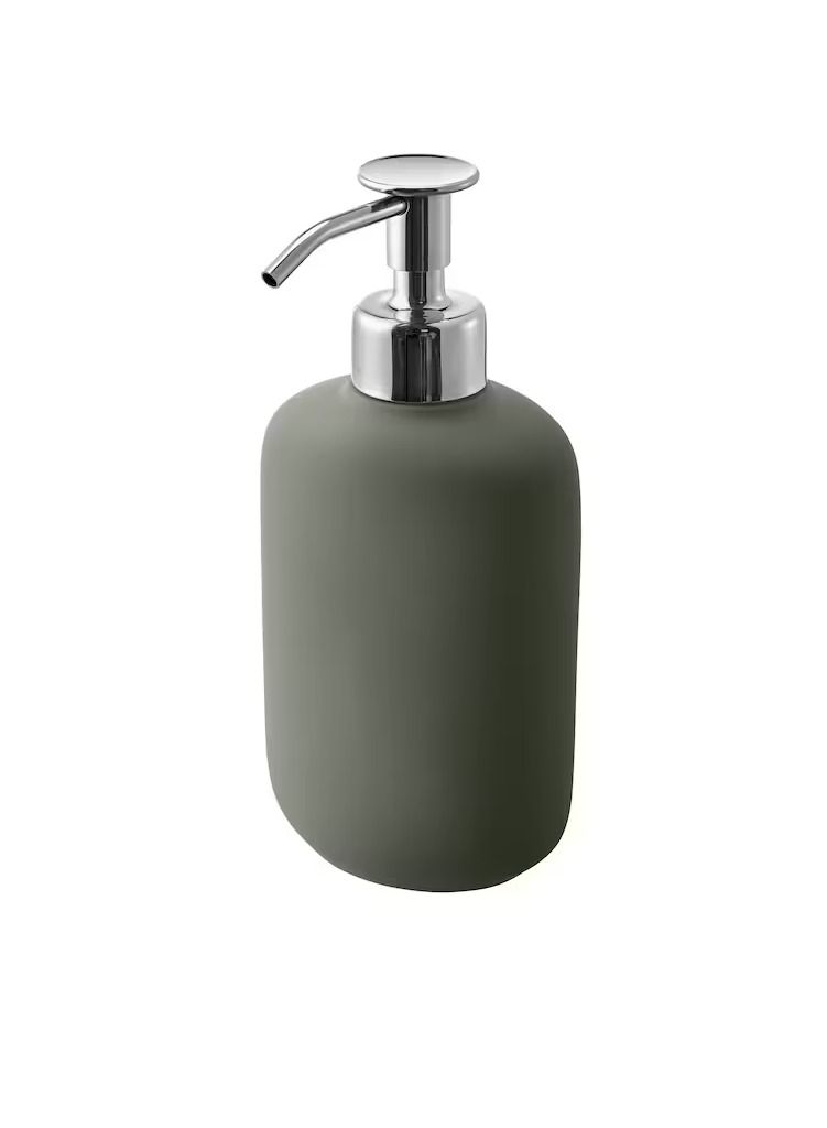 موزع صابون ، رمادي - أخضر - Image 1