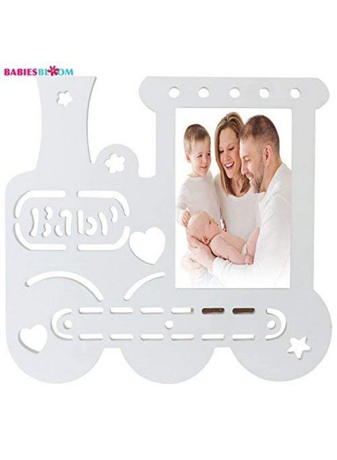 BABIES BLOOM White Wooden Baby Photo Frame Collection (Wheel Of Fortune)  - Image 3