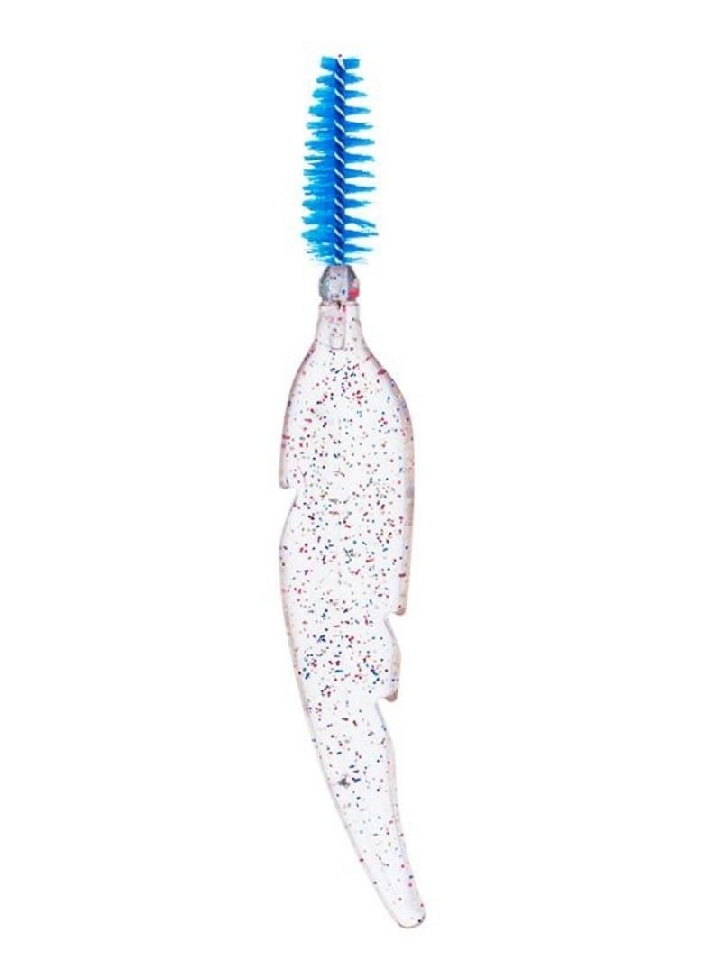 Prime Feather Shape Crystal Shining Eyelash and Eyebrow Brush  - Image 1