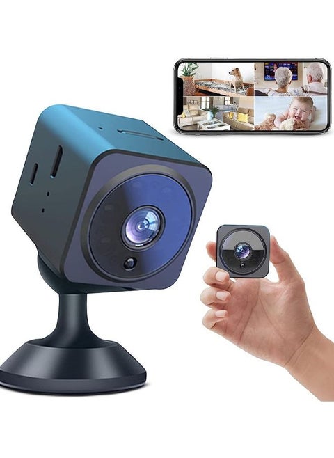 Indoor Security Camera Detector WiFi Pet Camera Nanny Cams Wireless with Cell Phone App Home Surveillance HD IP Camera with Night Vision and Motion Detection for Office/Dog/Baby Monitor
