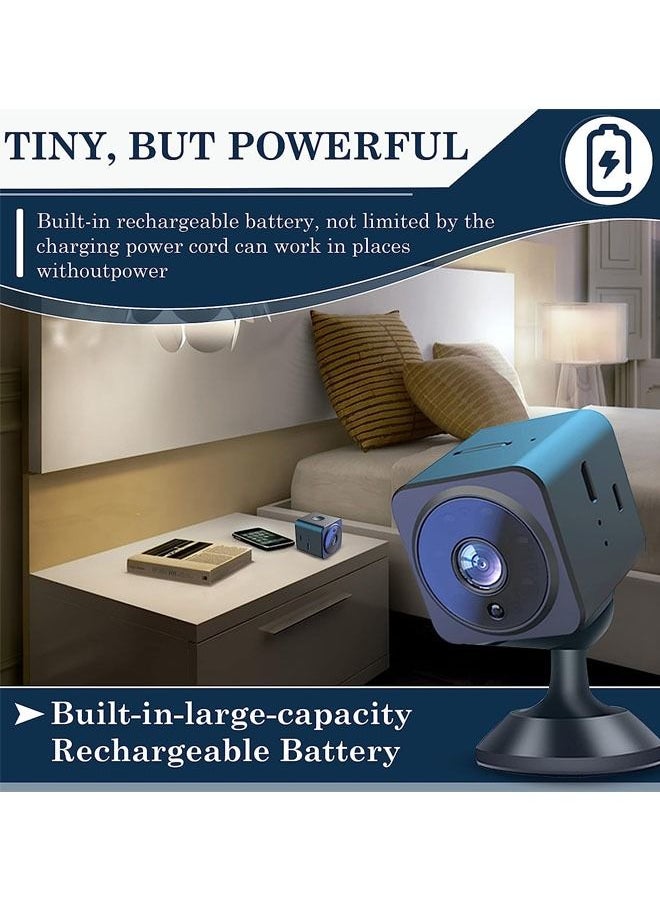 Generic - Indoor Security Camera Detector WiFi Pet Camera Nanny Cams Wireless with Cell Phone App Home Surveillance HD IP Camera with Night Vision and Motion Detection for Office/Dog/Baby Monitor - Image 1