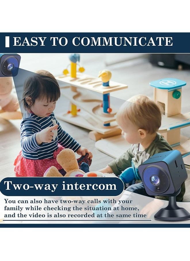 Generic - Indoor Security Camera Detector WiFi Pet Camera Nanny Cams Wireless with Cell Phone App Home Surveillance HD IP Camera with Night Vision and Motion Detection for Office/Dog/Baby Monitor - Image 1