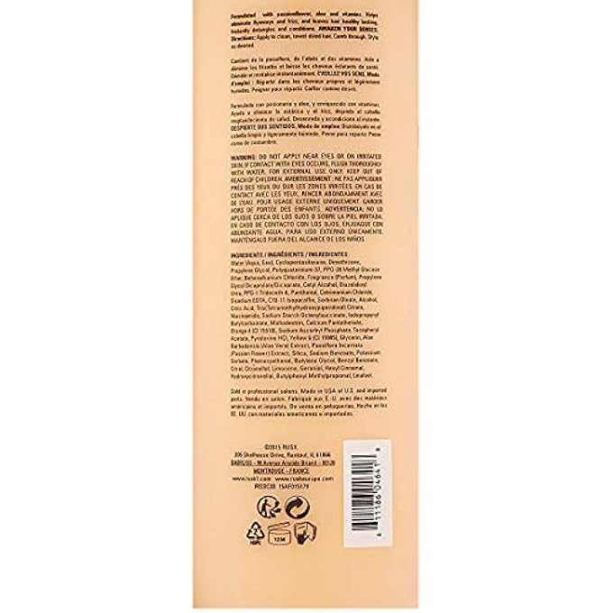 Rusk SENSORIES SMOOTHER PASSIONFLOWER AND ALOE SMOOTHING LEAVE-IN CONDITIONER, 2.18 POUND (PACK OF 1) - Image 2