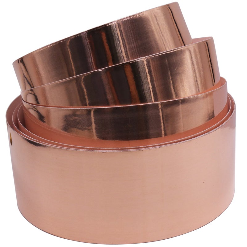 LOVIMAG Copper Foil Tape (2inch X 66 FT) with Conductive Adhesive for Guitar and EMI Shielding, Crafts, Electrical Repairs, Grounding - Image 2