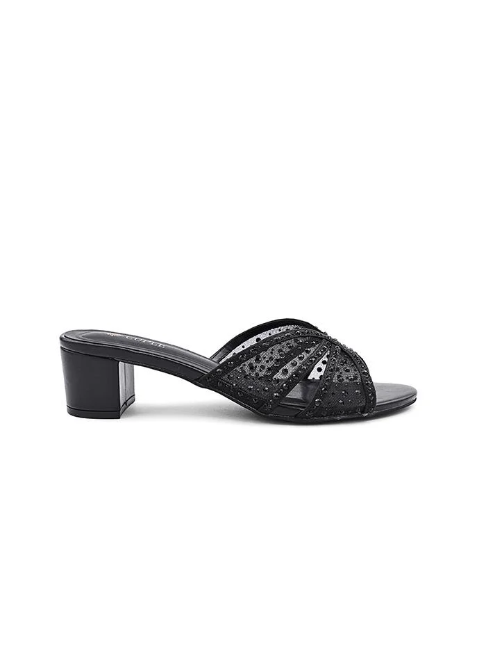 كابلي Cuple Embellished Multi Strap Flat Slides