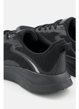 RBX Men Lace Up Light Weight Running Shoes, Black  - Image 2