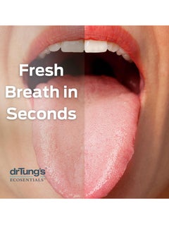 drTung's DrTung’s Stainless Tongue Scraper - Tongue Cleaner for Adults, Kids, Helps Freshens Breath, Easy to Use Comfort Grip Handle, Comes with Fabric Travel Pouch - Stainless Steel Tongue Scrapers, (1 Count)  - Image 2