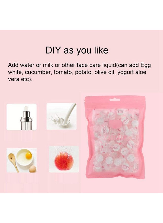 Sonew 100Pcs/Pack Compressed Face Nonwoven Fiber Skin Care Diy Facial Cotton Skin Care Wrapped Masks - Image 2