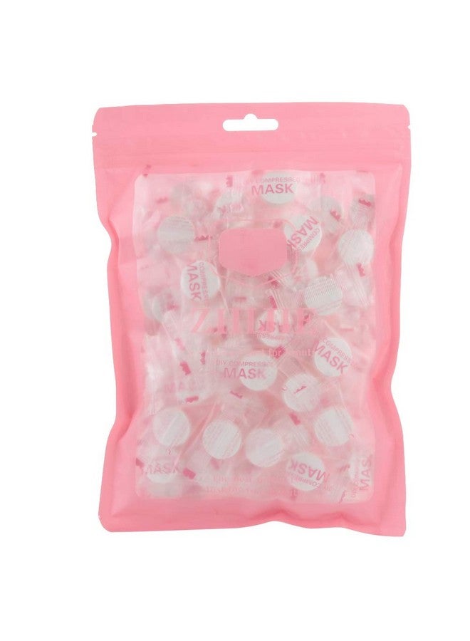 Sonew 100Pcs/Pack Compressed Face Nonwoven Fiber Skin Care Diy Facial Cotton Skin Care Wrapped Masks - Image 1
