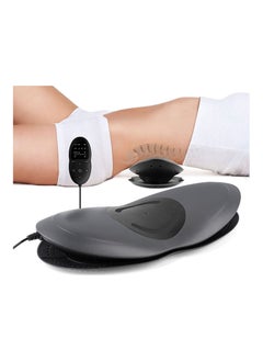 Lower Back Massager for Pain Relief with Heat Vibrating Lumbar Support Traction Device with Airbag and Portable Office Back Massage Full Waist Stretcher Cushion for Sciatica Pain Relief