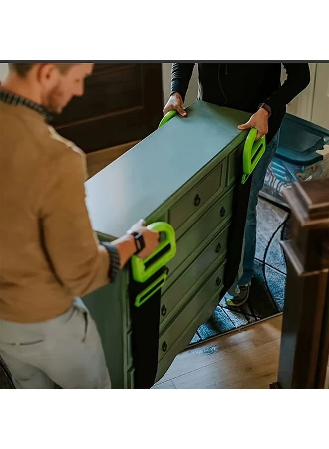 Green Heavy Duty Adjustable Lifting Strap For Furniture Boxes Mattresses Supports Up To 600 Lbs - Image 5