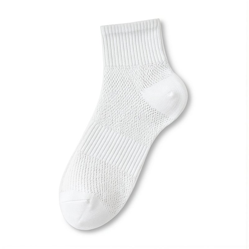 Cotton Womens Socks Thin Mesh Breathable Ankle Socks Casual Anti Odor Soft - Image 2