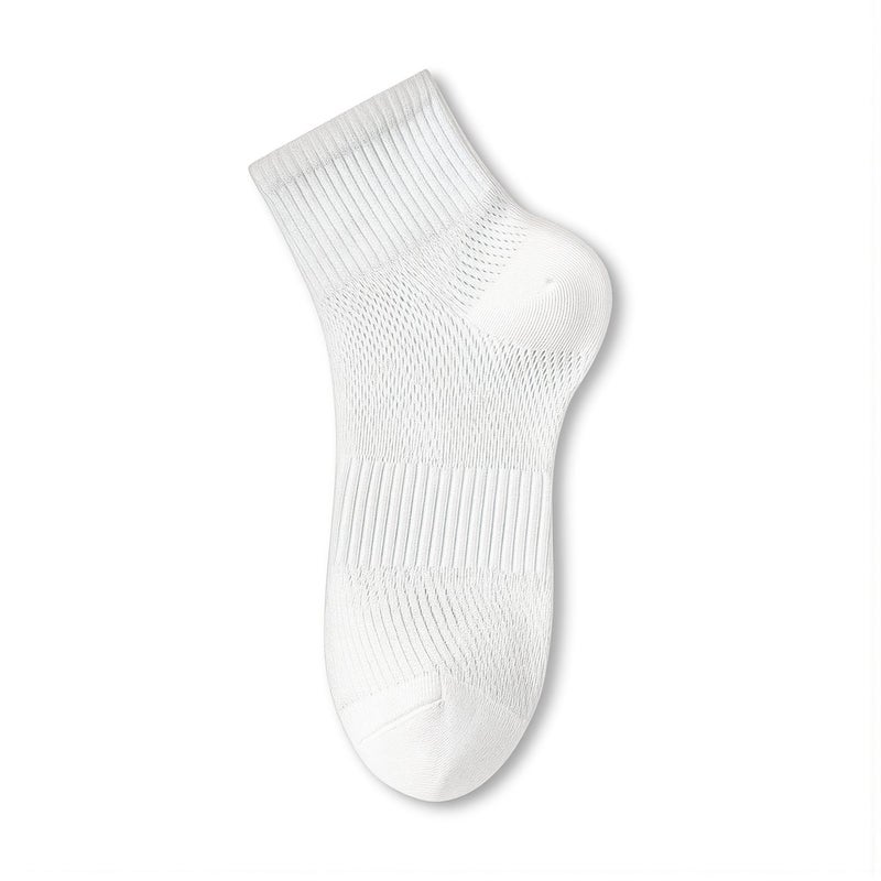 Cotton Womens Socks Thin Mesh Breathable Ankle Socks Casual Anti Odor Soft - Image 4