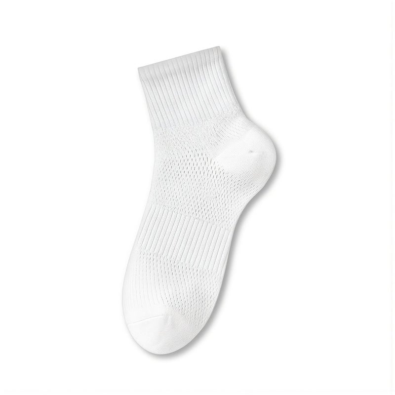 Cotton Womens Socks Thin Mesh Breathable Ankle Socks Casual Anti Odor Soft - Image 1