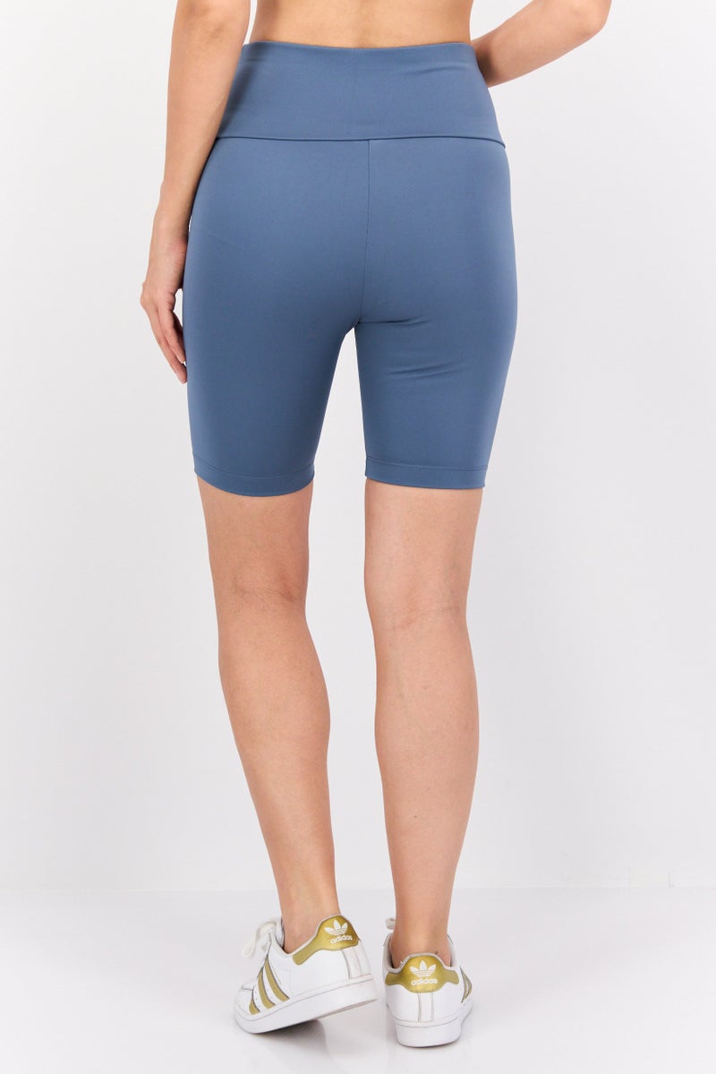 PUMA Women Sportswear Fit Brand Logo Training Shorts, Slate Blue - Image 2