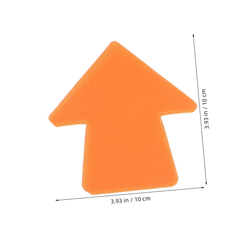 20 Pcs Colorful Arrow Shape Carpet Markers for Classroom Agility Training Yoga and Learning - Image 3