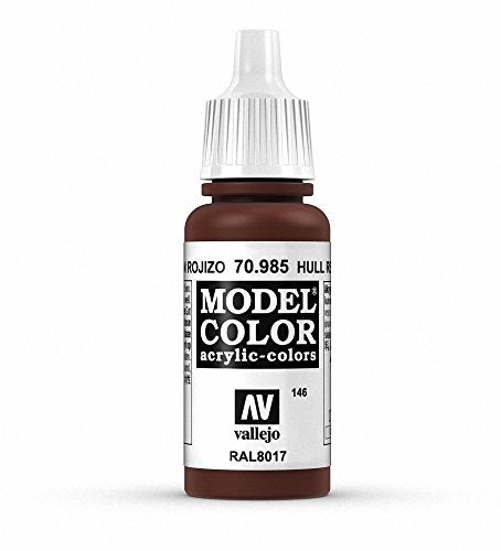 Vallejo Hull Red Model Color Paint, 17ml - Image 4