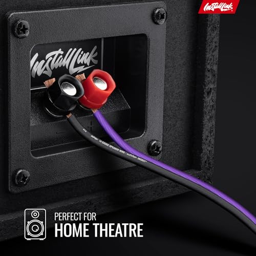 Install Link 14 AWG Gauge Speaker Wire Cable (100 Feet) Stereo, Car or Home Theater (CCA) - Image 3