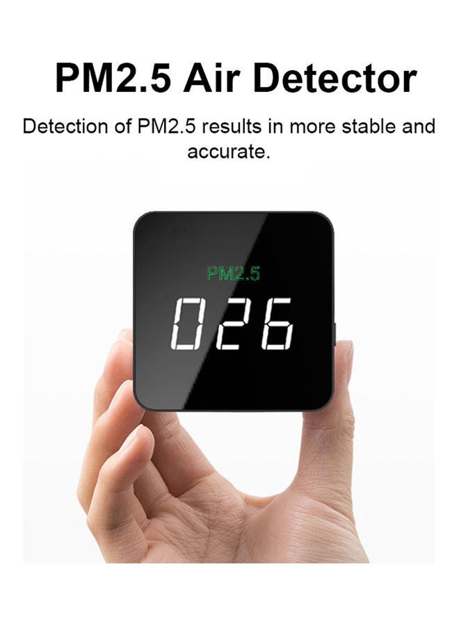 NIBEMINENT Air Quality Tester Black - Image 3