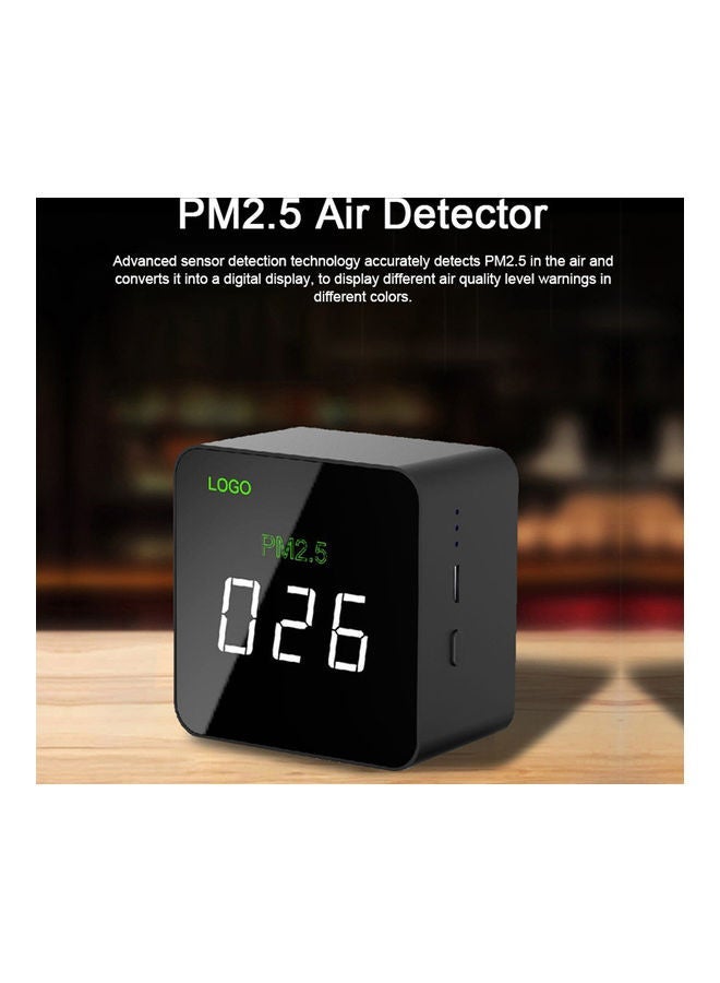 NIBEMINENT Air Quality Tester Black - Image 2