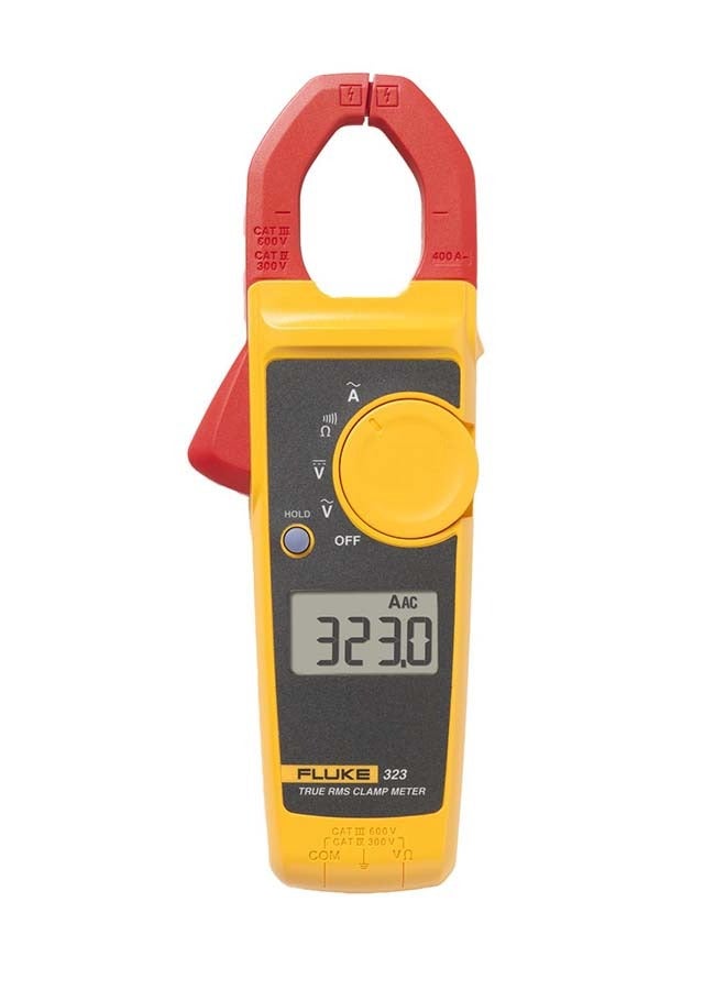 FLUKE Fluke 323 Clamp Meter For Commercial/Residential Electricians, Measures AC Current To 400 A,Measures AC/DC Voltage To 600 V, Resistance And Continuity - Image 1