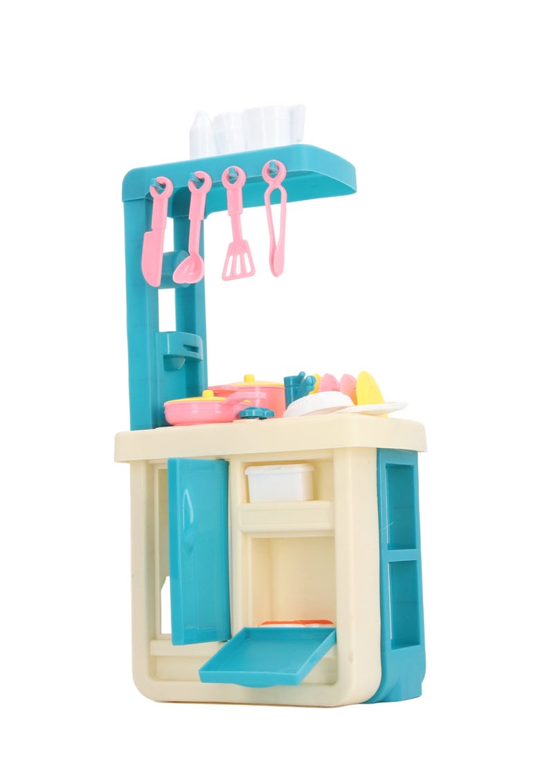 Velaurs - Children'S Kitchen Toy Set 44 Pieces Suitable For Boys And Girls Role Play - Image 1