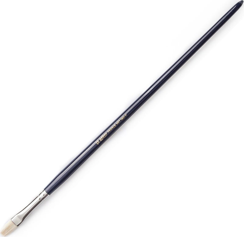 N:12 White Bristle Oil Paint Brush