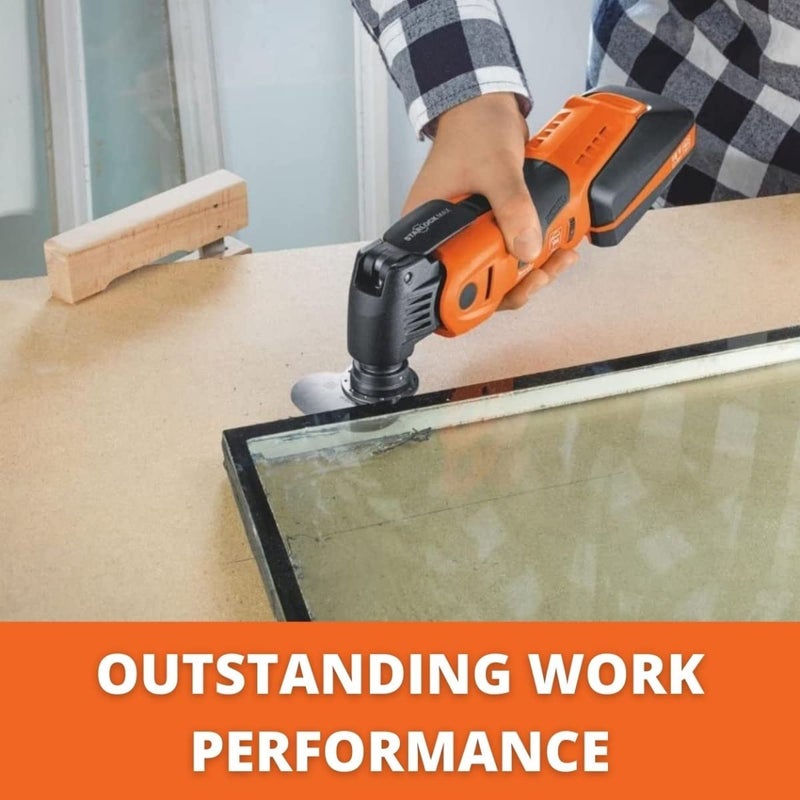 Fein Starlock Cutter Blade for Precision Cutting on Silicone and Soft Glazing Compound - Smooth, Clean Cuts on MultiMaster Tools, Mushroom Shape, 5-Pack - 63903245230 - Image 4