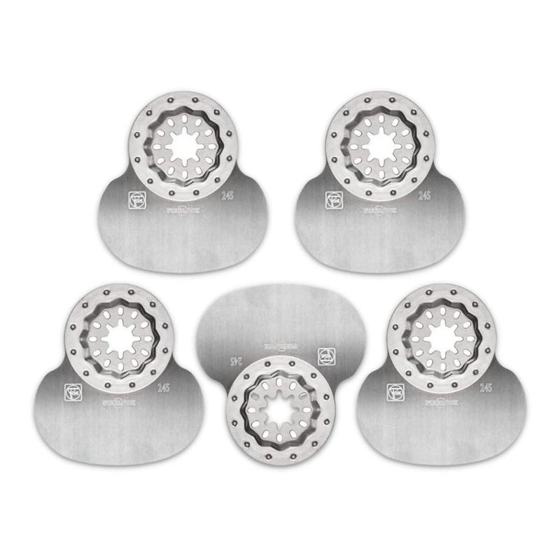 Fein Starlock Cutter Blade for Precision Cutting on Silicone and Soft Glazing Compound - Smooth, Clean Cuts on MultiMaster Tools, Mushroom Shape, 5-Pack - 63903245230 - Image 1