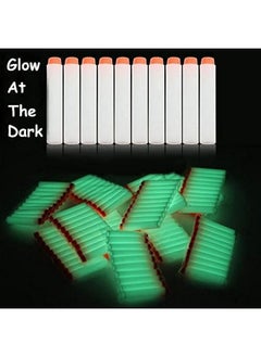 Home Buy HOME BUY Glow in Dark Bullet Darts for N-Strike Elite Series Kids Toy Gun-White Color (Pack of 20)  - Image 4