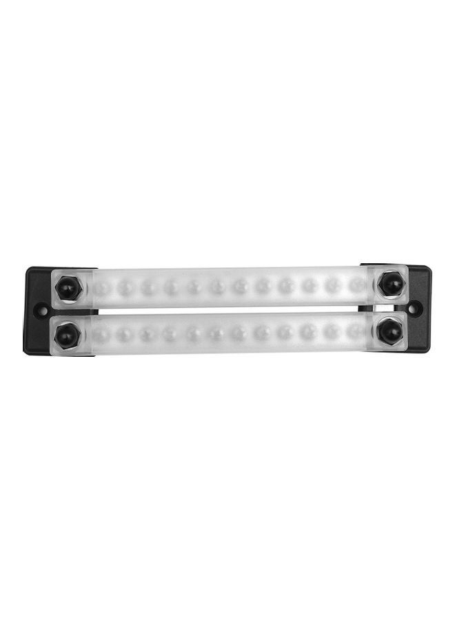 NIBEMINENT Dual Row 12 Position Terminal Busbar Block And Cover For Car Boat Marine - Image 2