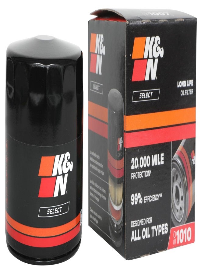 K&N Select Oil Filter: Designed to Protect your Engine: Fits Select ACURA/HONDA/MITSUBISHI/NISSAN Vehicle Models (See Product Description for Full List of Compatible Vehicles), SO-1010 - Image 1