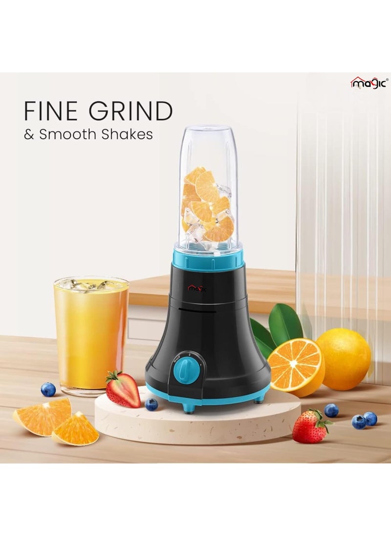 FABRON - Magic Nutri Blender Bullet Mixer Grinder Juicer 400 Watts MultiFunctional 3 Jars With 2 Blades Full Copper Motor Nutri Blender For Smoothies Coffee Soup 1 Year Warranty - Image 1