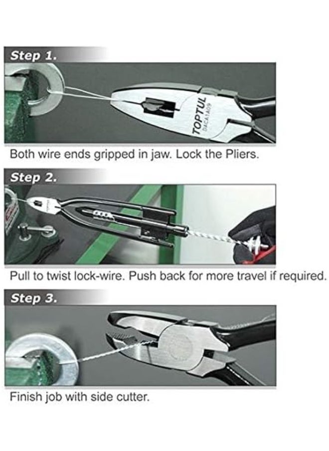 Toptul Safety Wire Twisting Plier 9" 230Mm - pzsku/Z09E28321A86743557DC0Z/45/_/1719143283/dcb7caec-1c1e-444a-9ba7-8612d2cb7e74