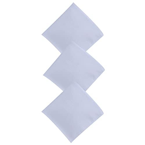 Dollar Cotton Handkerchiefs Hanky for Men - White Striped In Pack of 6 - Image 4