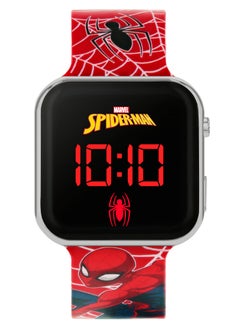 Disney Disney Marvel Spiderman Red Strap LED Boys Watch - SPD4719ARG  - Image 1