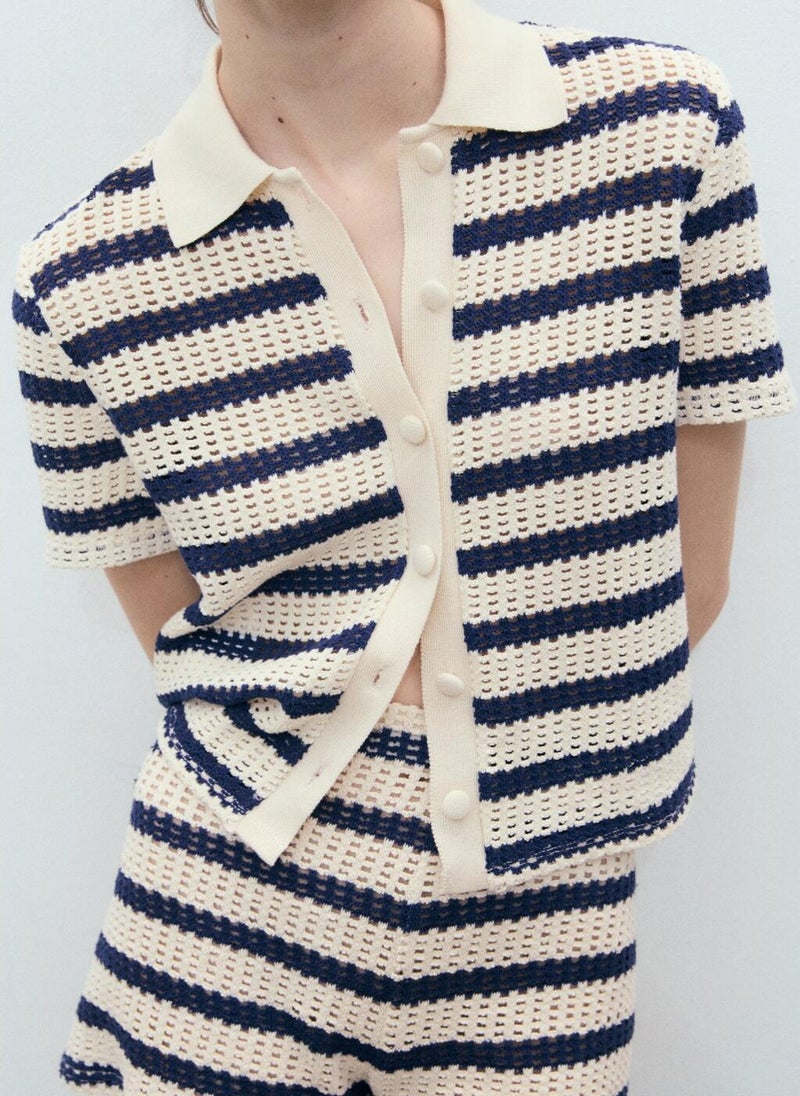 MANGO Miffy Button Down Striped Shirt  - Image 3