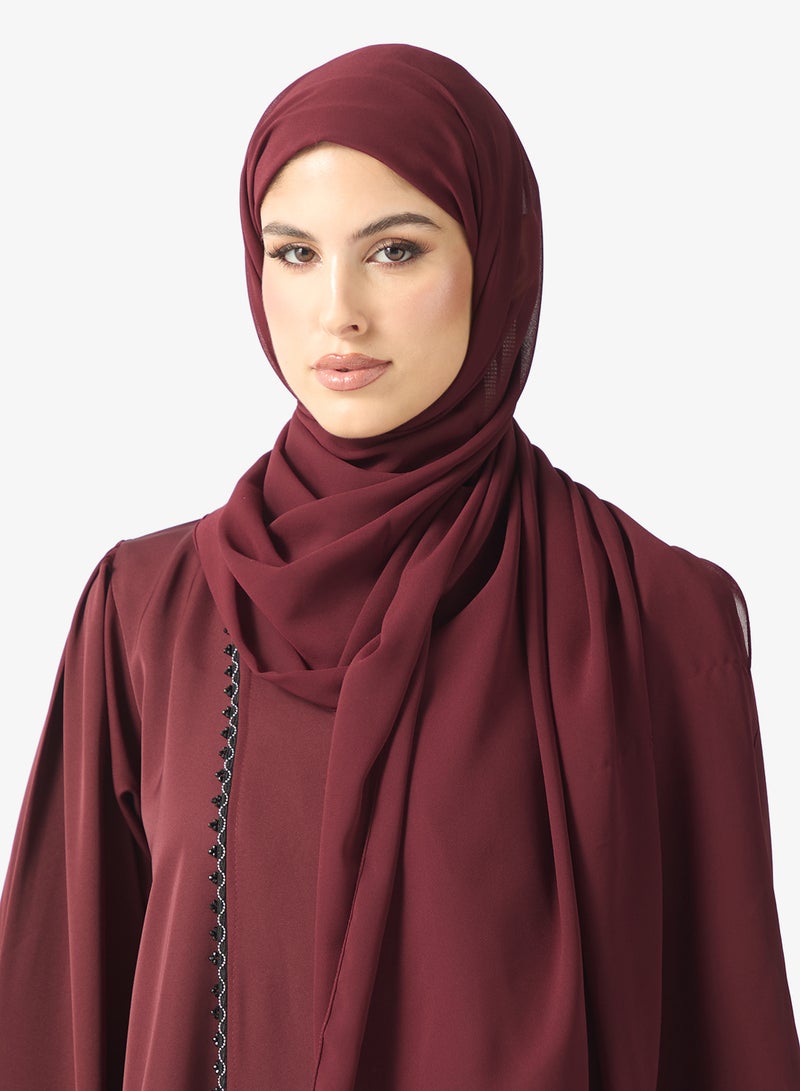 Khizana Shawl Collared Abaya & Sheila - Image 4