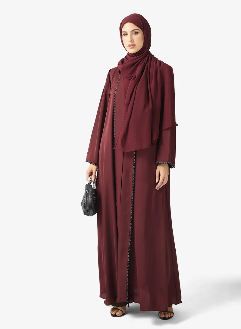 Khizana  Shawl Collared Abaya & Sheila for Women | Best Price UAE