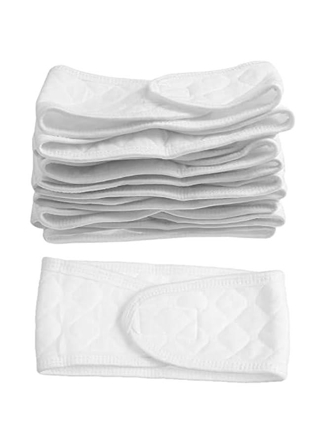 MOXO Newborn Baby Cotton Belly Band for Umbilical Cord Care 10 White - Image 1
