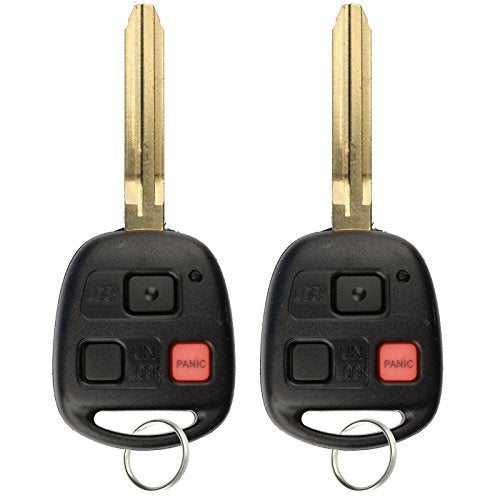 KeylessOption Keyless Entry Remote Control Car Key Fob Replacement for HYQ1512V 4C (Pack of 2) - Image 1