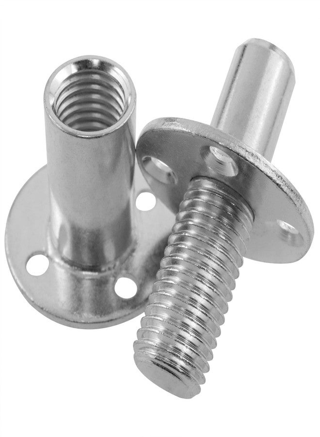 Dsjnf M20 Metal Bed Post Connector T-nut Bed Post Connector for Bedroom Furniture Hardware Accessories Bed Post Locking Connection Three Way nut 2pcs - Image 3
