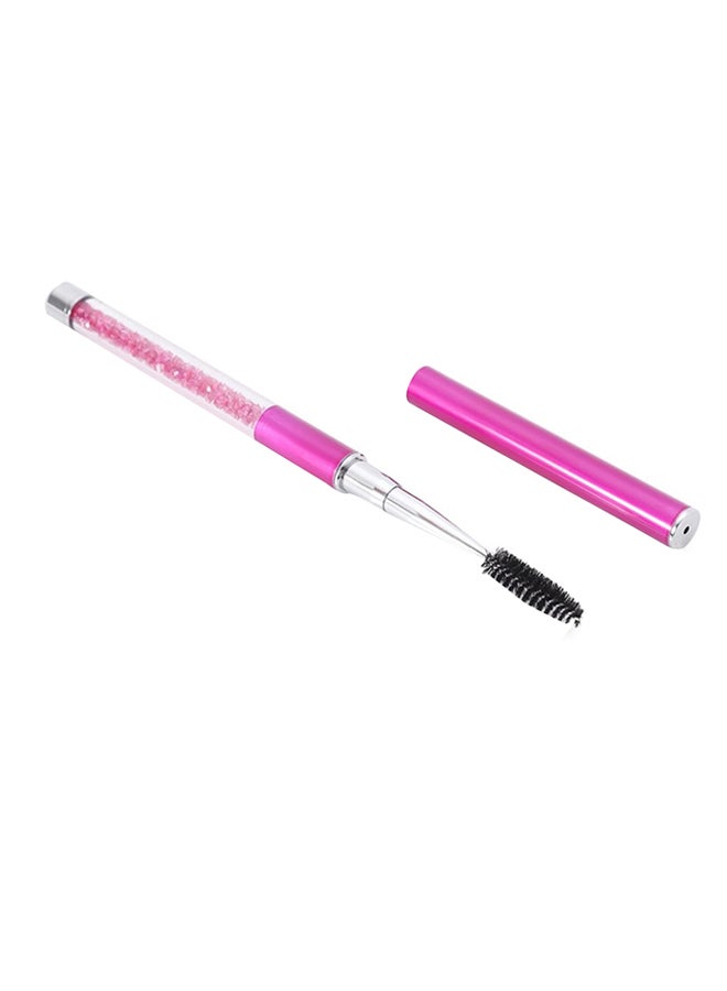 Eyelash Eyebrow Brush Pink/Silver/Black - Image 1