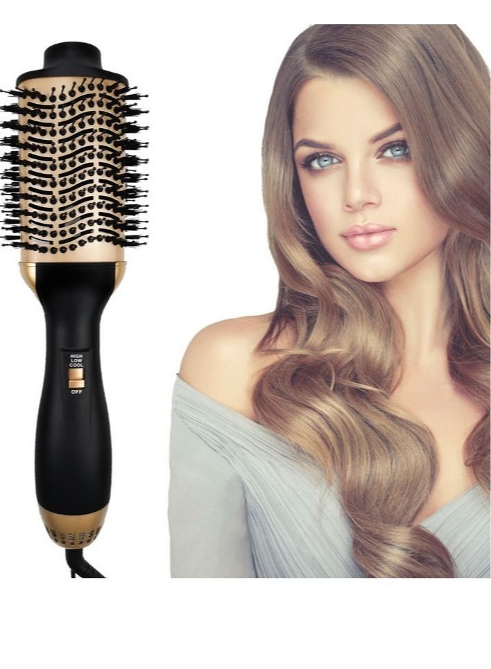 ELTRAZONE Styler 5 in 1 Hair Dryer Hot Air Brush Styler Negative ​Ion Hair Straightener Volumizer Hair Curler Hot  Comb Brush - Image 1