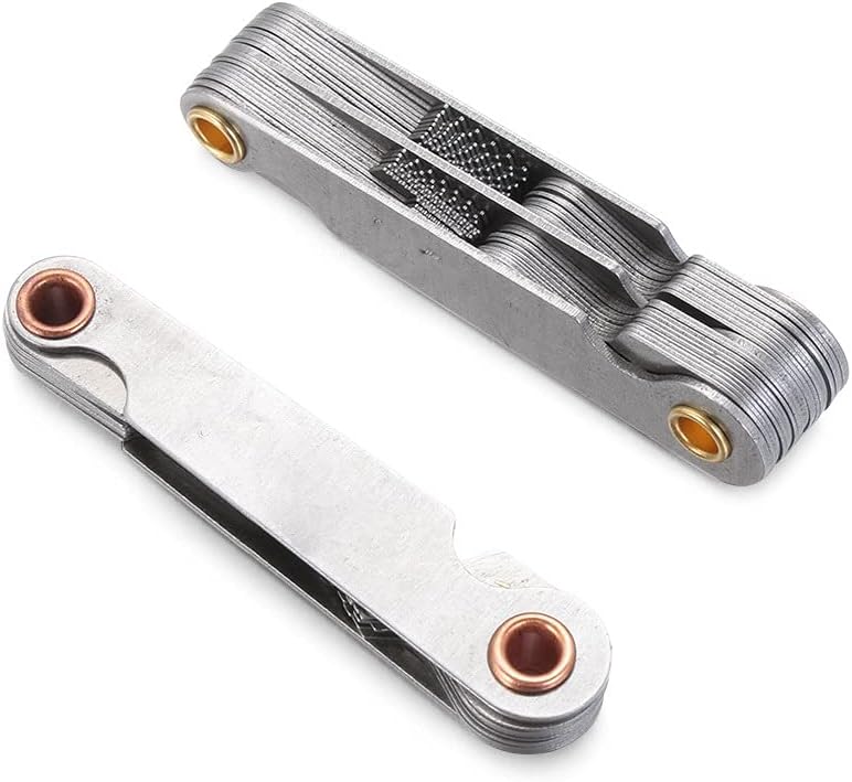 60 Degree Metric Thread Pitch Gauge Carbon Steel Gear Tooth Screw Measuring Tool - Image 5