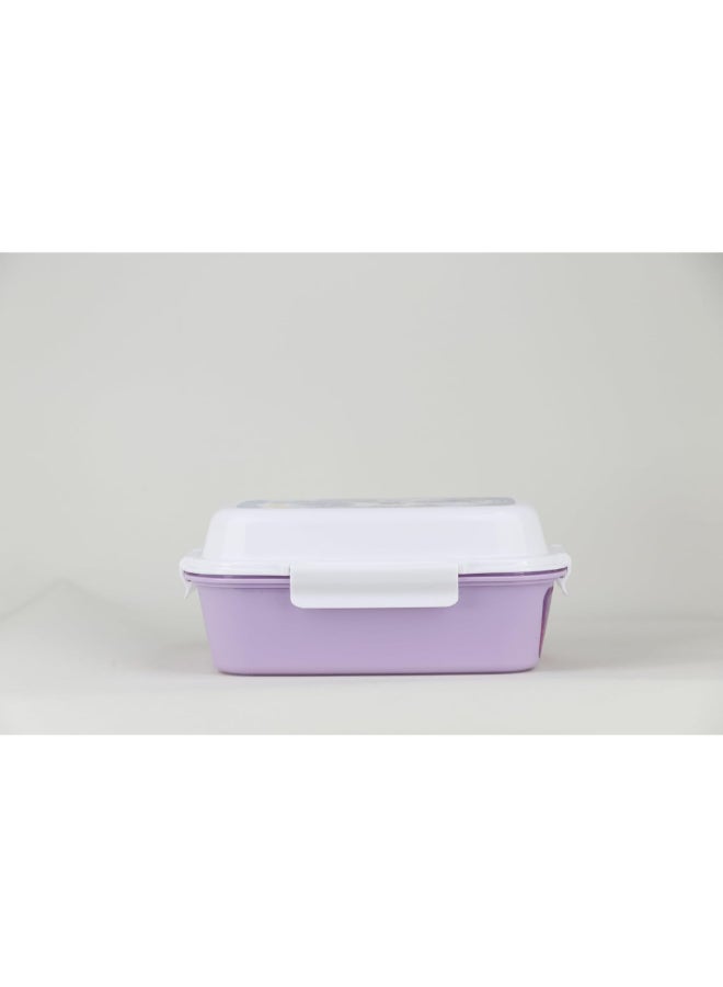 SunCe My Little Pony 4-Clip Closure Lunch Box Purple and White 5.9 x 3.54 x 8.66 Inch SUNS-4404MLO  - Image 4