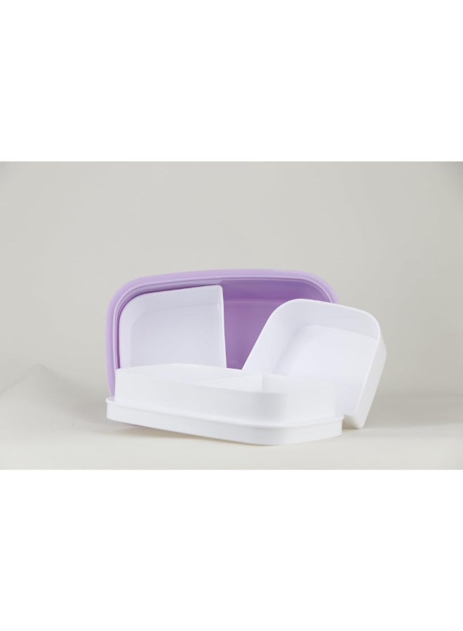 SunCe My Little Pony 4-Clip Closure Lunch Box Purple and White 5.9 x 3.54 x 8.66 Inch SUNS-4404MLO  - Image 5