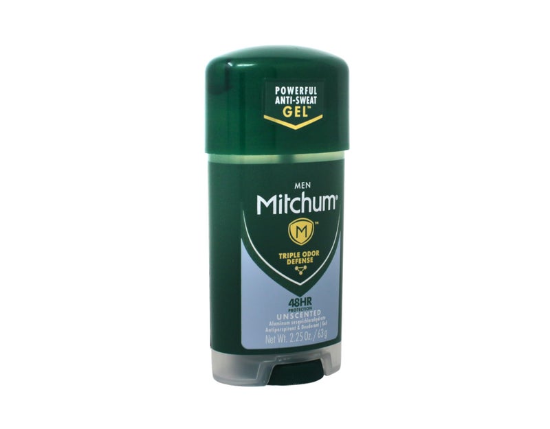 Mitchum Power Gel Antiperspirant Deodorant - Unscented - Net Wt. 2.25 OZ (63 g) - Pack of 3 - Image 3