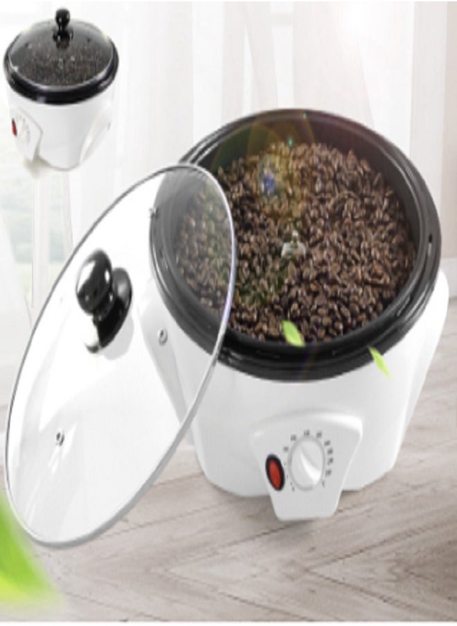 Generic - Electric Coffee Roaster Non Stick Rosting Variety for Control Temperature Adjustable Lid Glass Toughend Body Touch Cool - Image 1