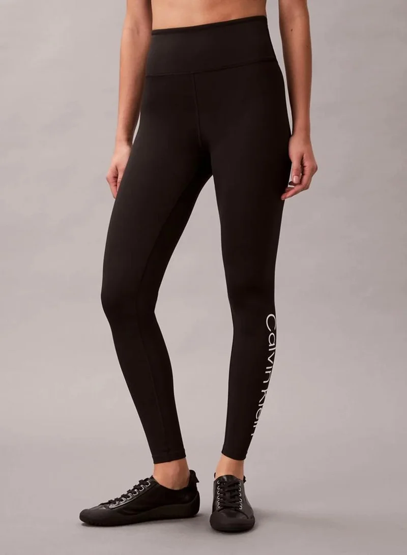 Calvin Klein black Quick-Dry High-Rise 7/8 Gym Leggings for Women | Best Price UAE